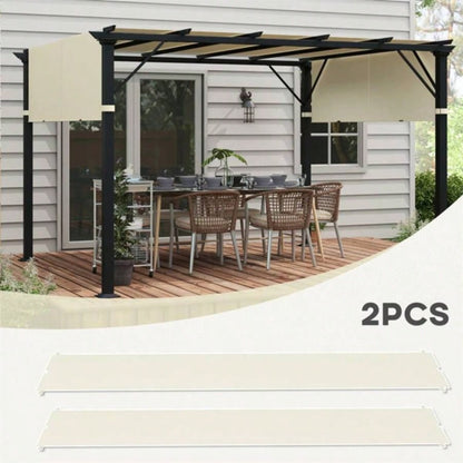 10x 10ft Gazebo Canopy, Pergola Shade Cover White