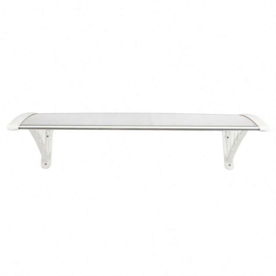 HT -x 80 Household Application Door Window Rain Cover Eaves Transparent Board White Holder