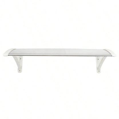 HT -x 80 Household Application Door Window Rain Cover Eaves Transparent Board White Holder