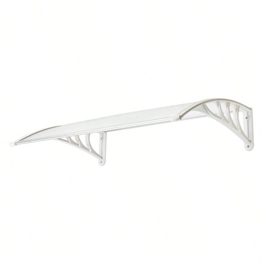 HT -x 80 Household Application Door Window Rain Cover Eaves Transparent Board White Holder