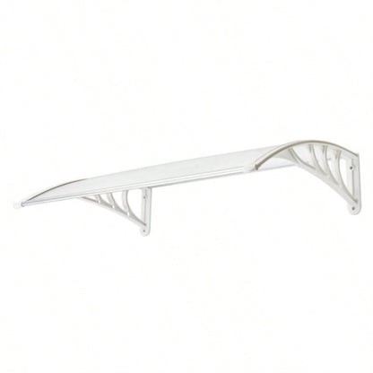 HT -x 80 Household Application Door Window Rain Cover Eaves Transparent Board White Holder