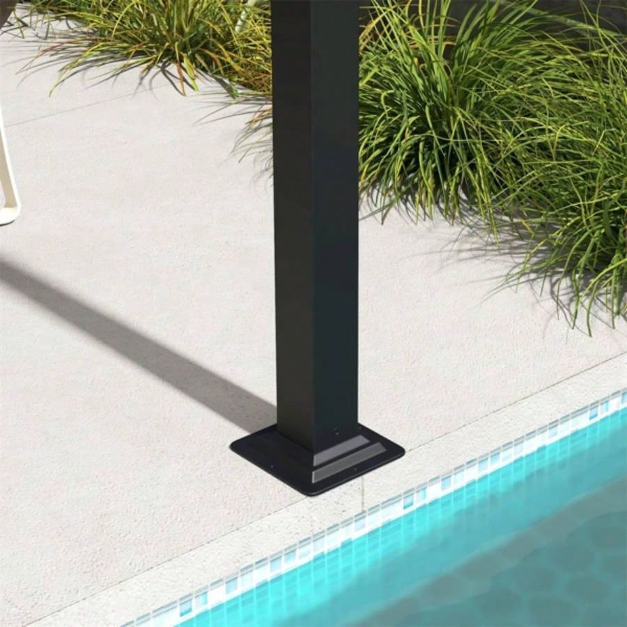 10x 10ft Gazebo Canopy, Pergola Shade Cover Light Gray