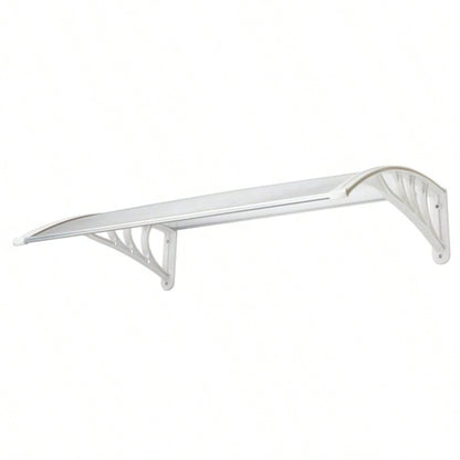 HT -x 80 Household Application Door Window Rain Cover Eaves Transparent Board White Holder