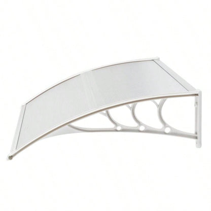 HT -x 80 Household Application Door Window Rain Cover Eaves Transparent Board White Holder