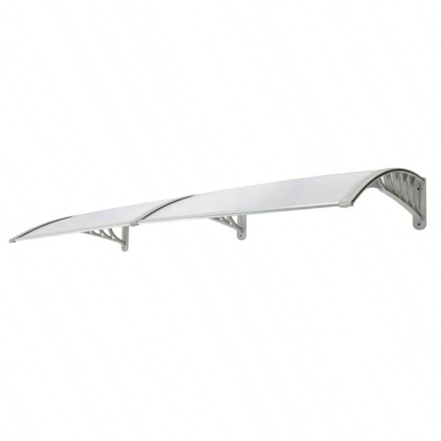 HT - 200x Household Application Door Window Rain Cover Eaves Canopy Silver Gray Bracket