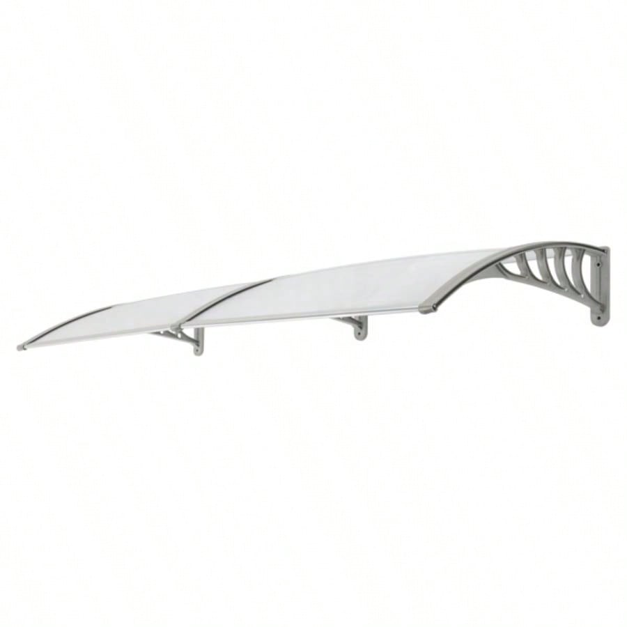 HT - 200x Household Application Door Window Rain Cover Eaves Canopy Silver Gray Bracket