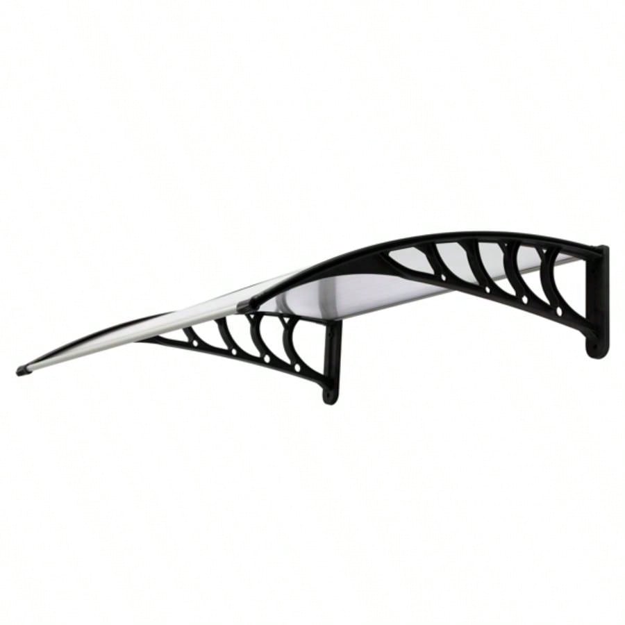HT -x 80 Household Application Door Window Rain Cover Eaves Canopy White Black Bracket