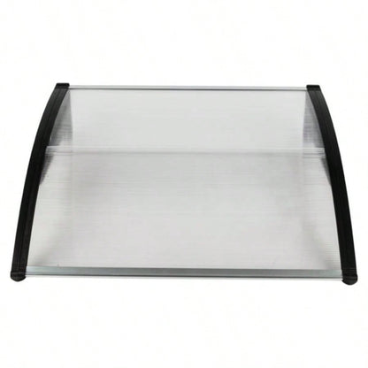 HT -x 96cm Household Application Door Window Rain Cover Eaves Black Holder