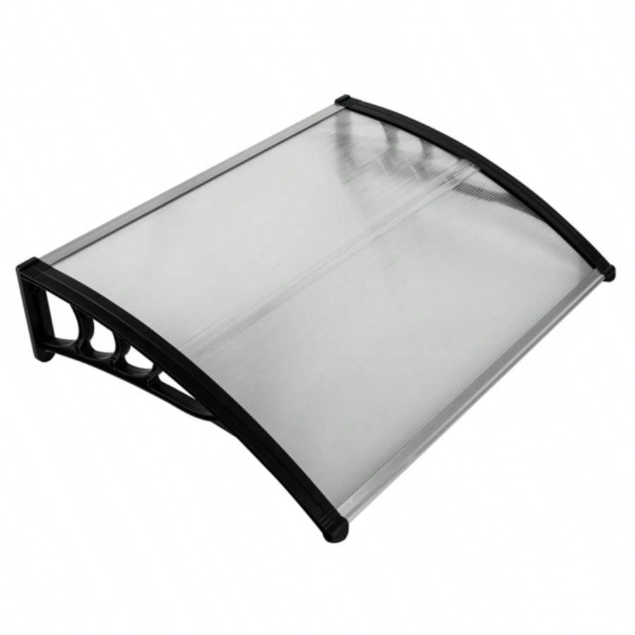 HT -x 80 Household Application Door Window Rain Cover Eaves Canopy White Black Bracket