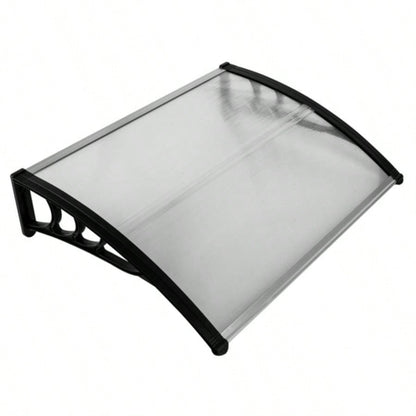 HT -x 80 Household Application Door Window Rain Cover Eaves Canopy White Black Bracket