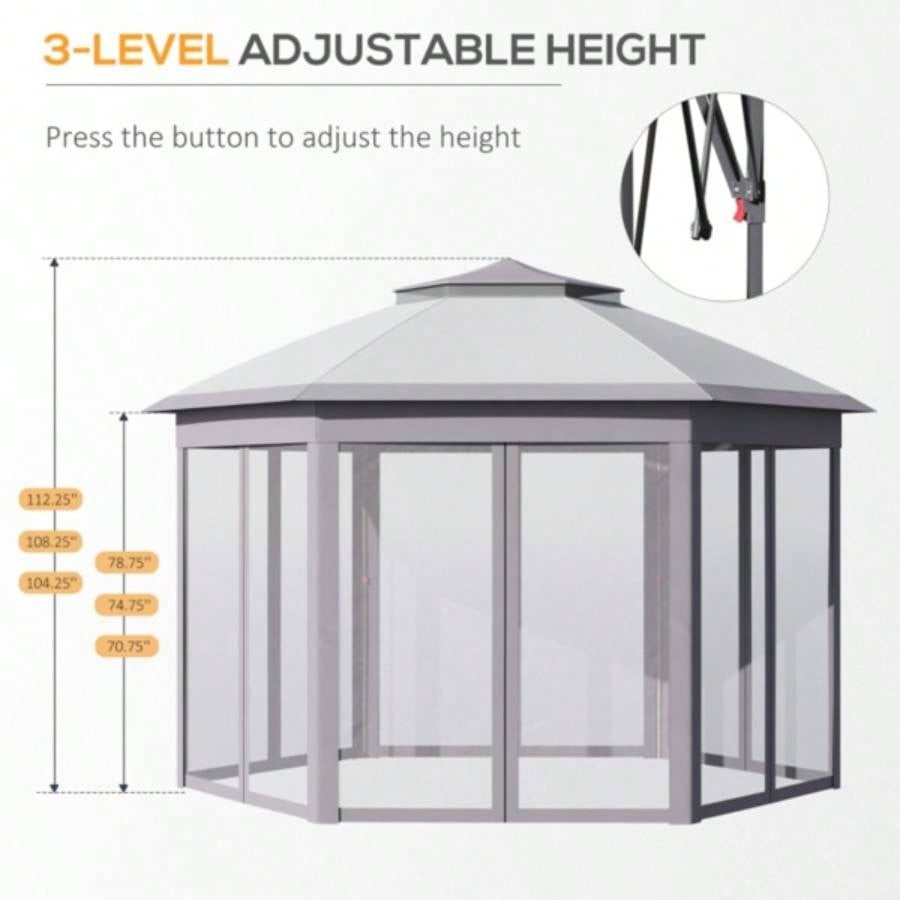 Outdoor Up Canopy Gazebo Prohibited by