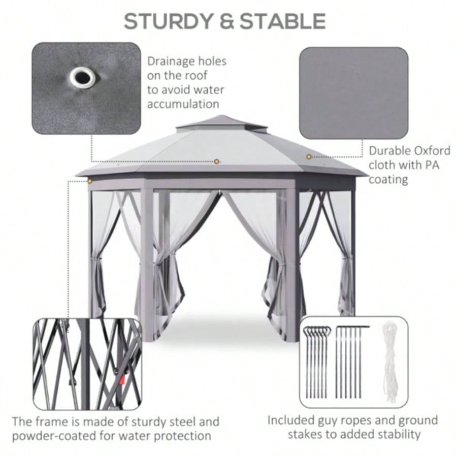 Outdoor Up Canopy Gazebo Prohibited by