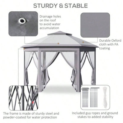 Outdoor Up Canopy Gazebo Prohibited by
