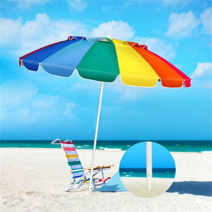 8 Ft Beach With - 16 - Ribbed Windproof Frame