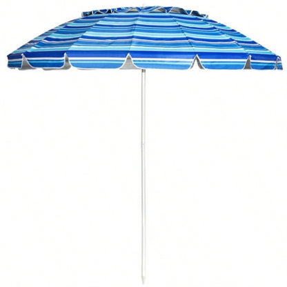8 Ft Beach With - 16 - Ribbed Windproof Frame