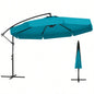 10 Feet Patio Cantilever - Turquoise