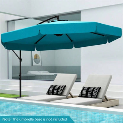 10 Feet Patio Cantilever - Turquoise