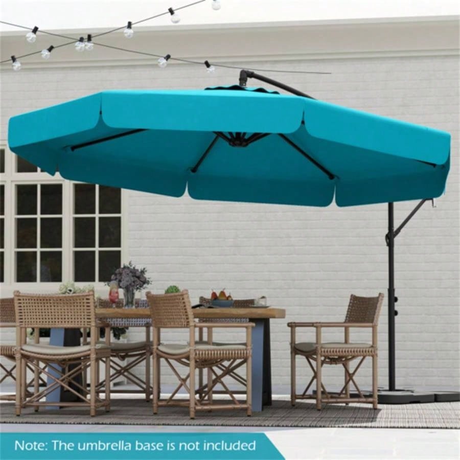 10 Feet Patio Cantilever - Turquoise