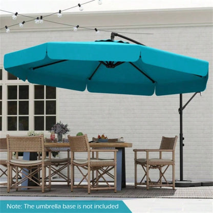 10 Feet Patio Cantilever - Turquoise