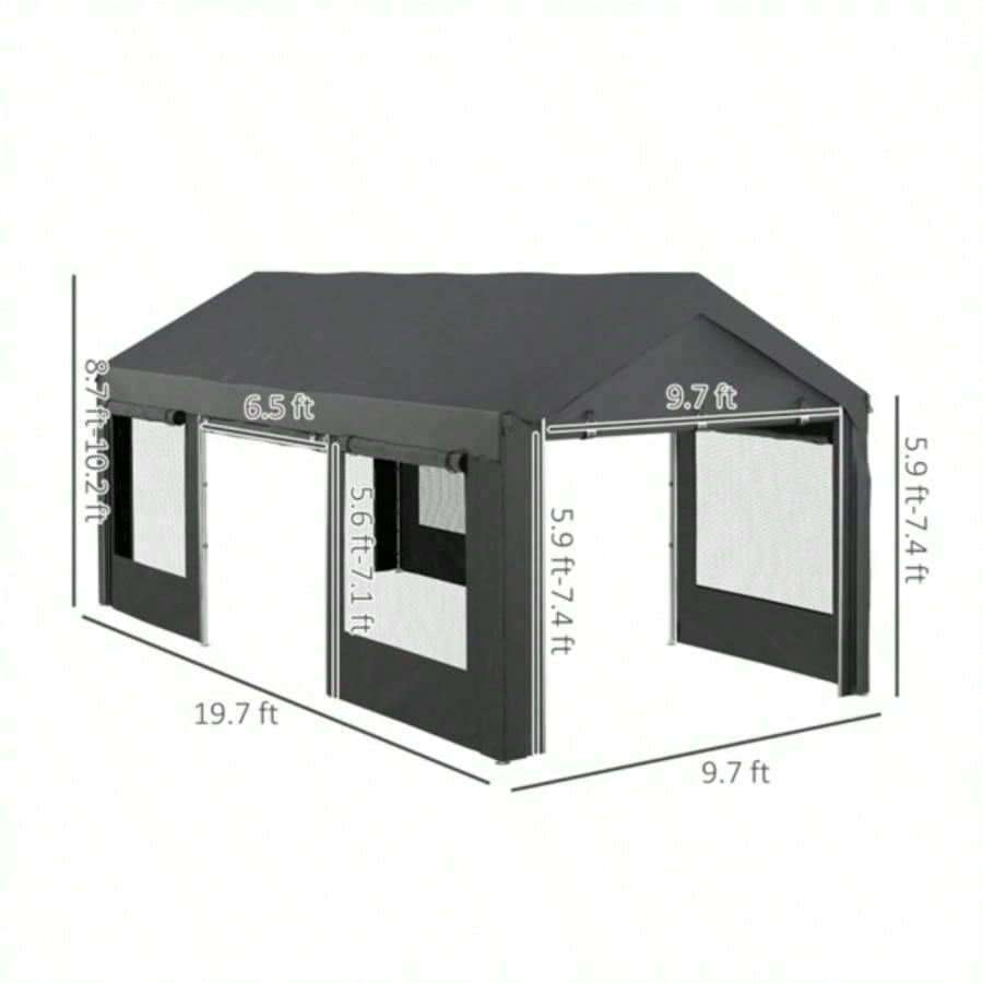 Carport Roof - Frame not is included
