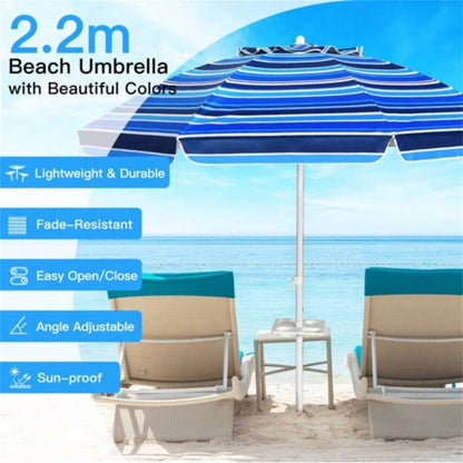 . 2 Feet Outdoor Beach with Tilt Mechanism