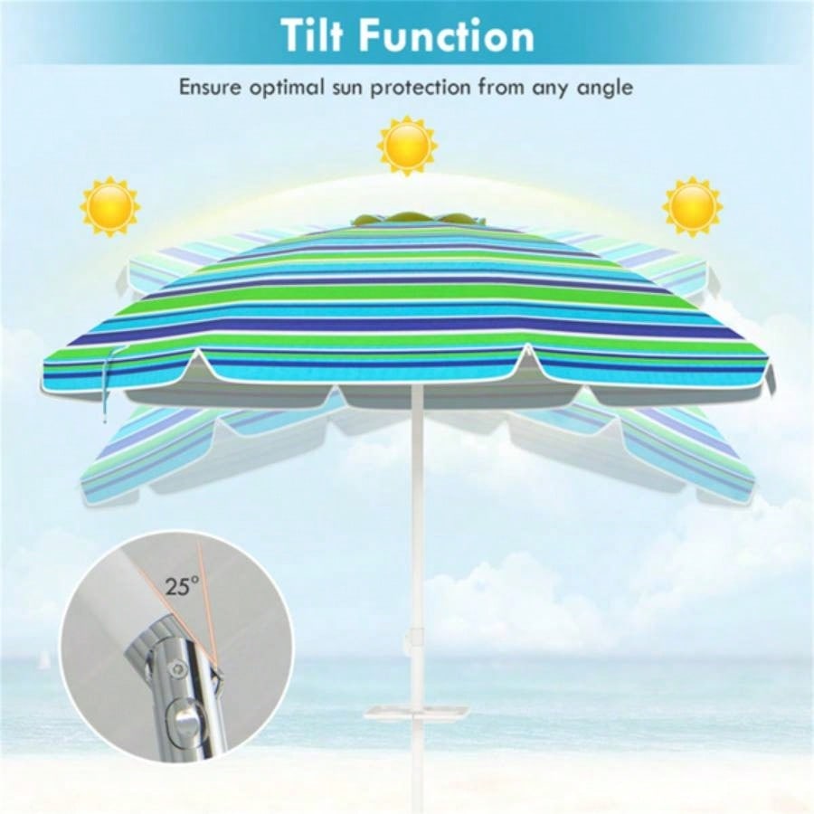 . 2 Feet Outdoor Beach with Tilt Mechanism