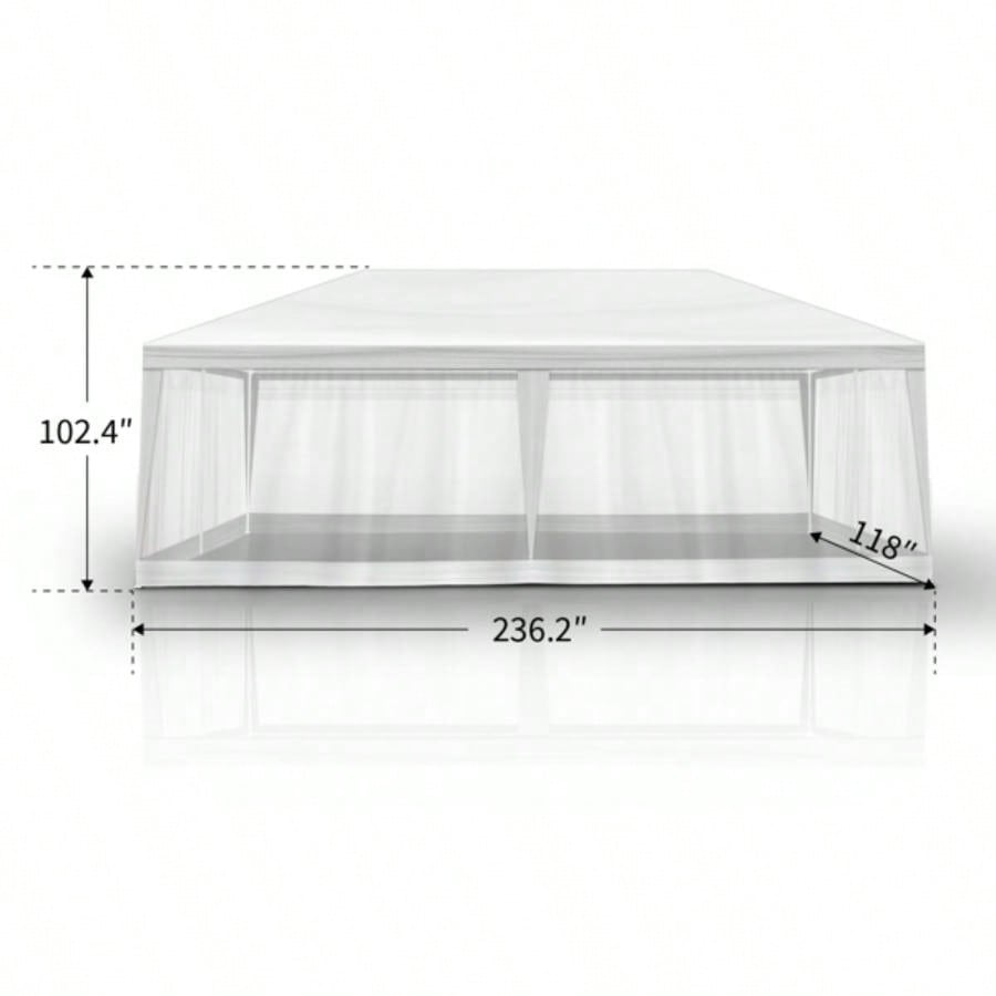 10X20FT Mesh Party Tent