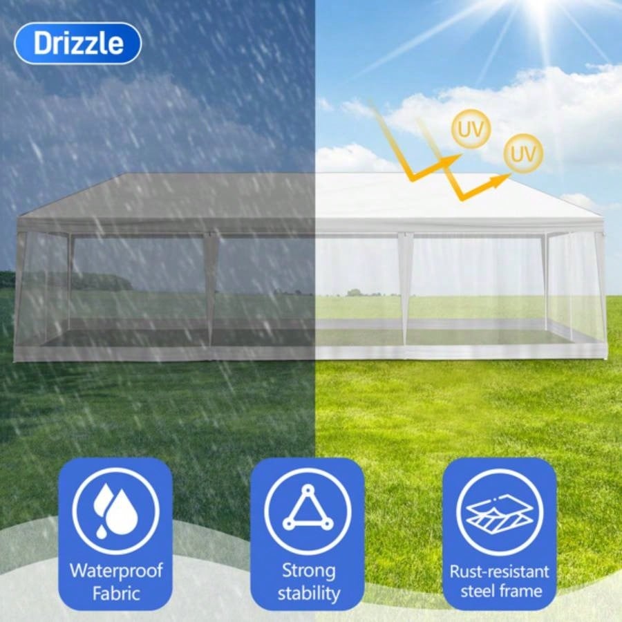 10X30FT Mesh Party Tent