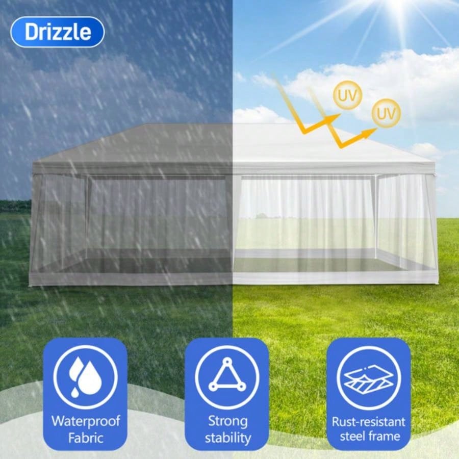 10X20FT Mesh Party Tent