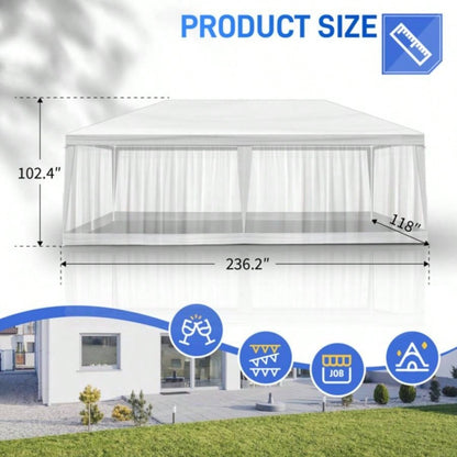 10X20FT Mesh Party Tent