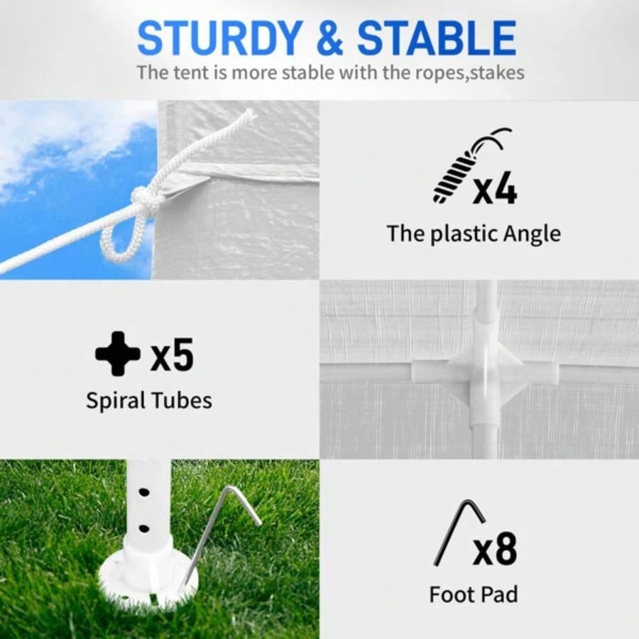 8X8FT Mesh Party Tent