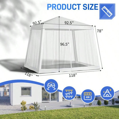 8X8FT Mesh Party Tent