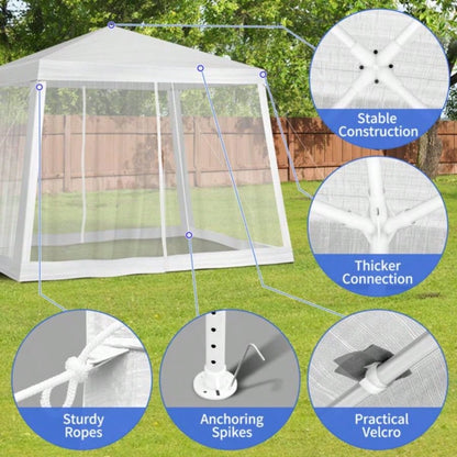 8X8FT Mesh Party Tent