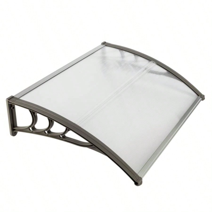 HT -x 80 Household Application Door Window Rain Cover Eaves Canopy White Gray Bracket