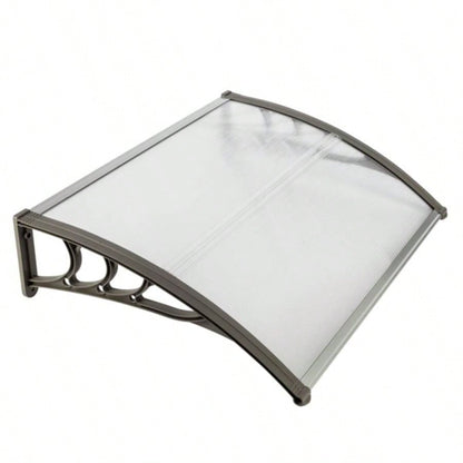 HT -x 80 Household Application Door Window Rain Cover Eaves Canopy White Gray Bracket
