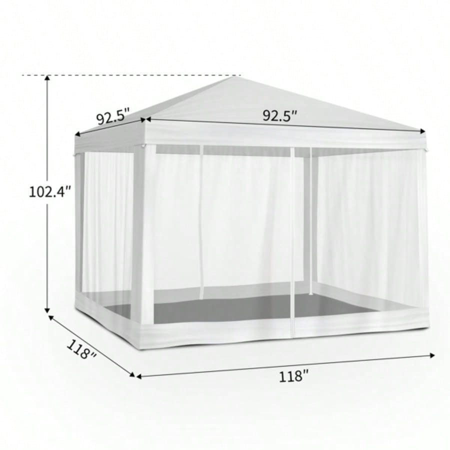 10X10FT Mesh Party tent