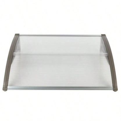 HT -x 80 Household Application Door Window Rain Cover Eaves Canopy White Gray Bracket