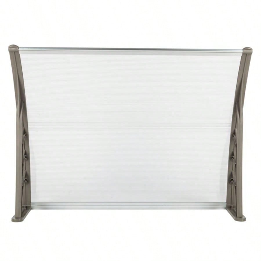 HT -x 80 Household Application Door Window Rain Cover Eaves Canopy White Gray Bracket