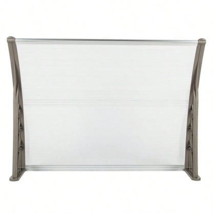 HT -x 80 Household Application Door Window Rain Cover Eaves Canopy White Gray Bracket