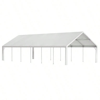 20x40FT Party Tent Heavy Duty, Large Wedding Event Shelters with 3 Carry Bags Removable Sidewalls, Outdoor Canopy Gazebo Commercial Tents Parties Carport Camping Garden Patio