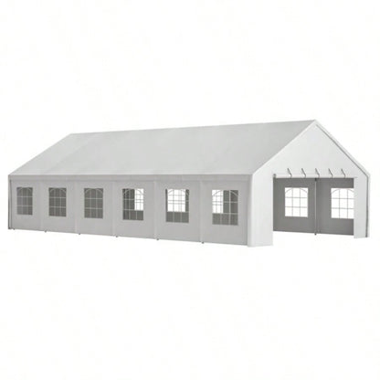 20x40FT Party Tent Heavy Duty, Large Wedding Event Shelters with 3 Carry Bags Removable Sidewalls, Outdoor Canopy Gazebo Commercial Tents Parties Carport Camping Garden Patio