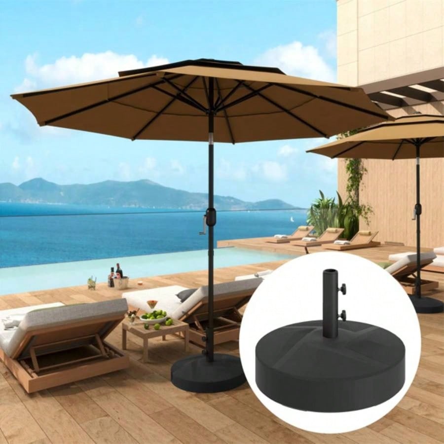 Black Heavy Duty Outdoor Stand Base with Stand