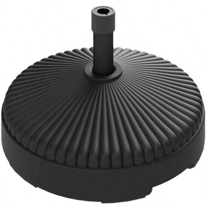 Black Round Patio Base Holder
