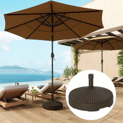 Brown Round Patio Base Holder