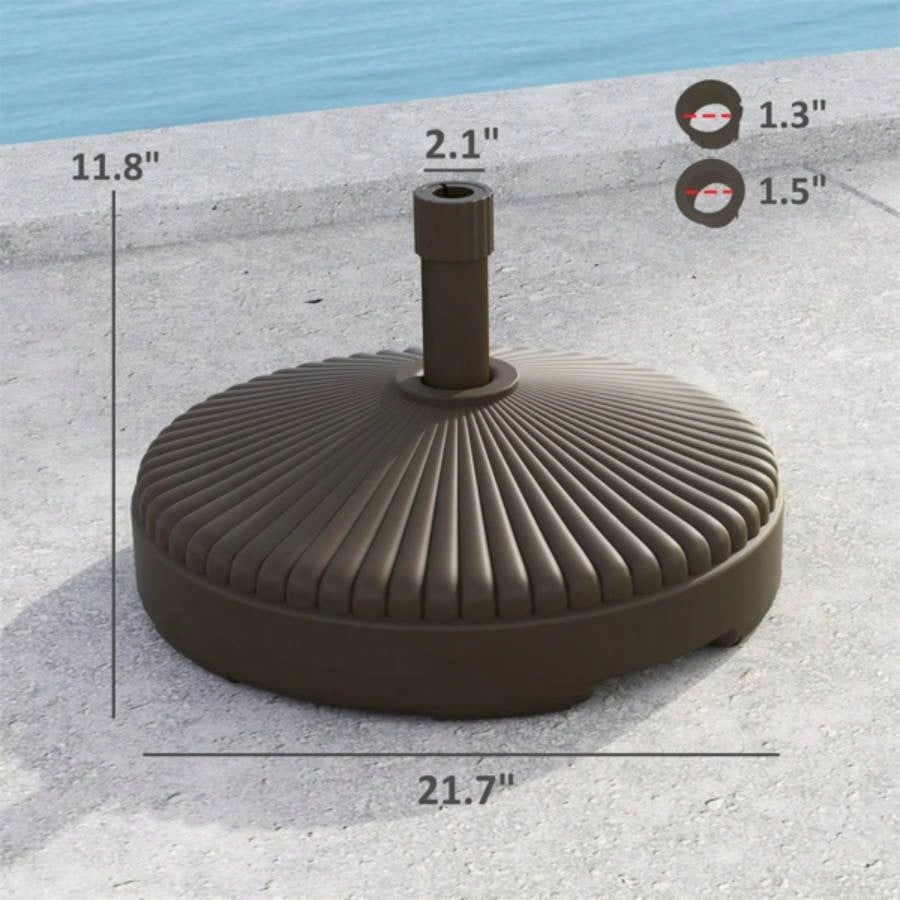 Brown Round Patio Base Holder