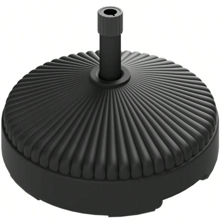Black Round Patio Base Holder