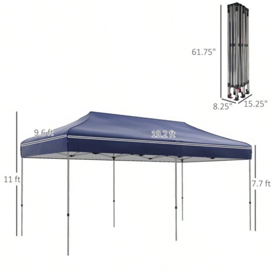 Up Canopy Tent - Dark Blue Prohibited by