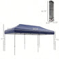 Up Canopy Tent - Dark Blue Prohibited by