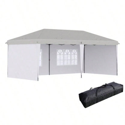 1039; 2039; Up Canopy party Tent with 4 Sidewalls, White - AS Prohibited by
