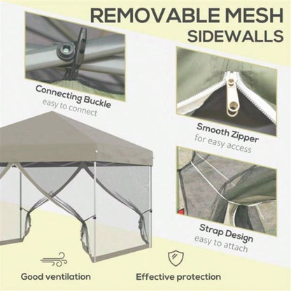 1039; 1039; Up Canopy Tent - Beige